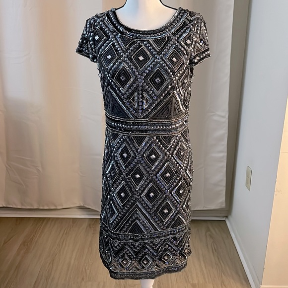 Beautiful Sequin Dress by Adrianna Papell - Picture 1 of 8